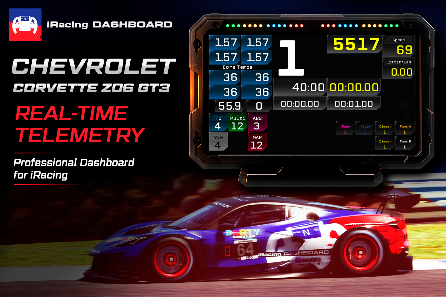 Chevrolet Corvette Z06 Dashboard